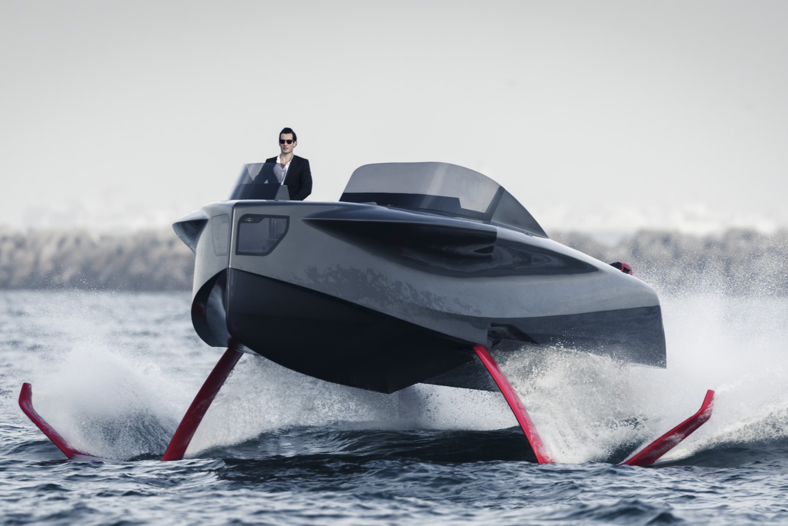 hydrofoil catamaran speed